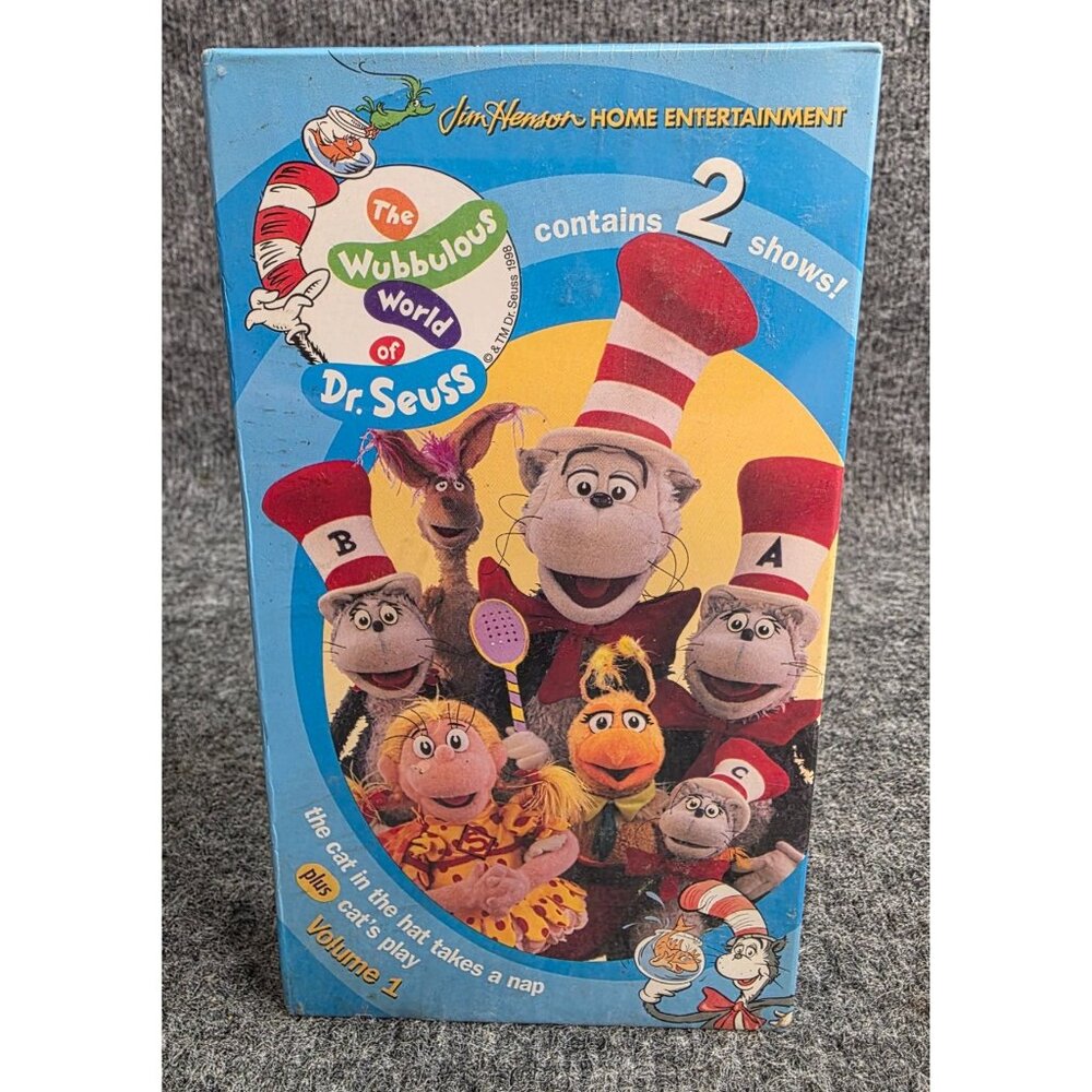 Vtg The Wubbulous World Of Dr Seuss Volume 1 VHS 1998 Jim Henson